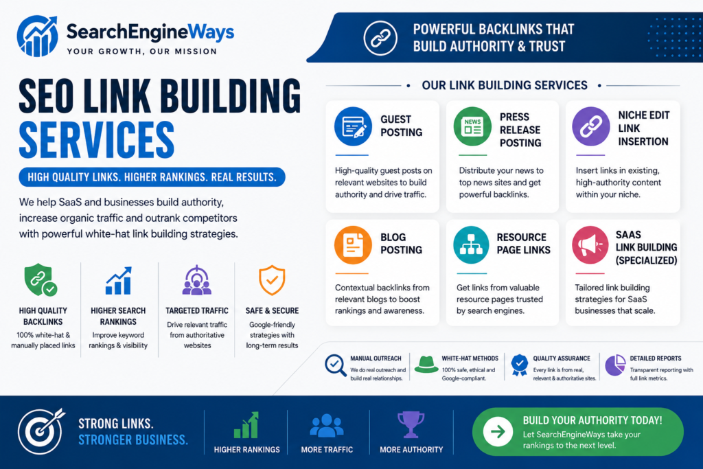 searchengineways seo link building services